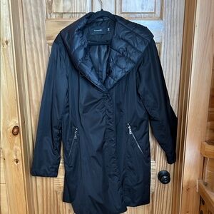 Tahari Women's Black Puffer Coat